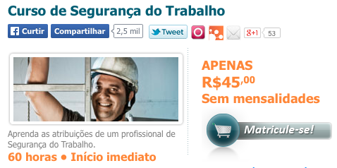Cursos seguranca do trabalho senai