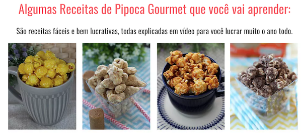 pipoca de sucesso receitas