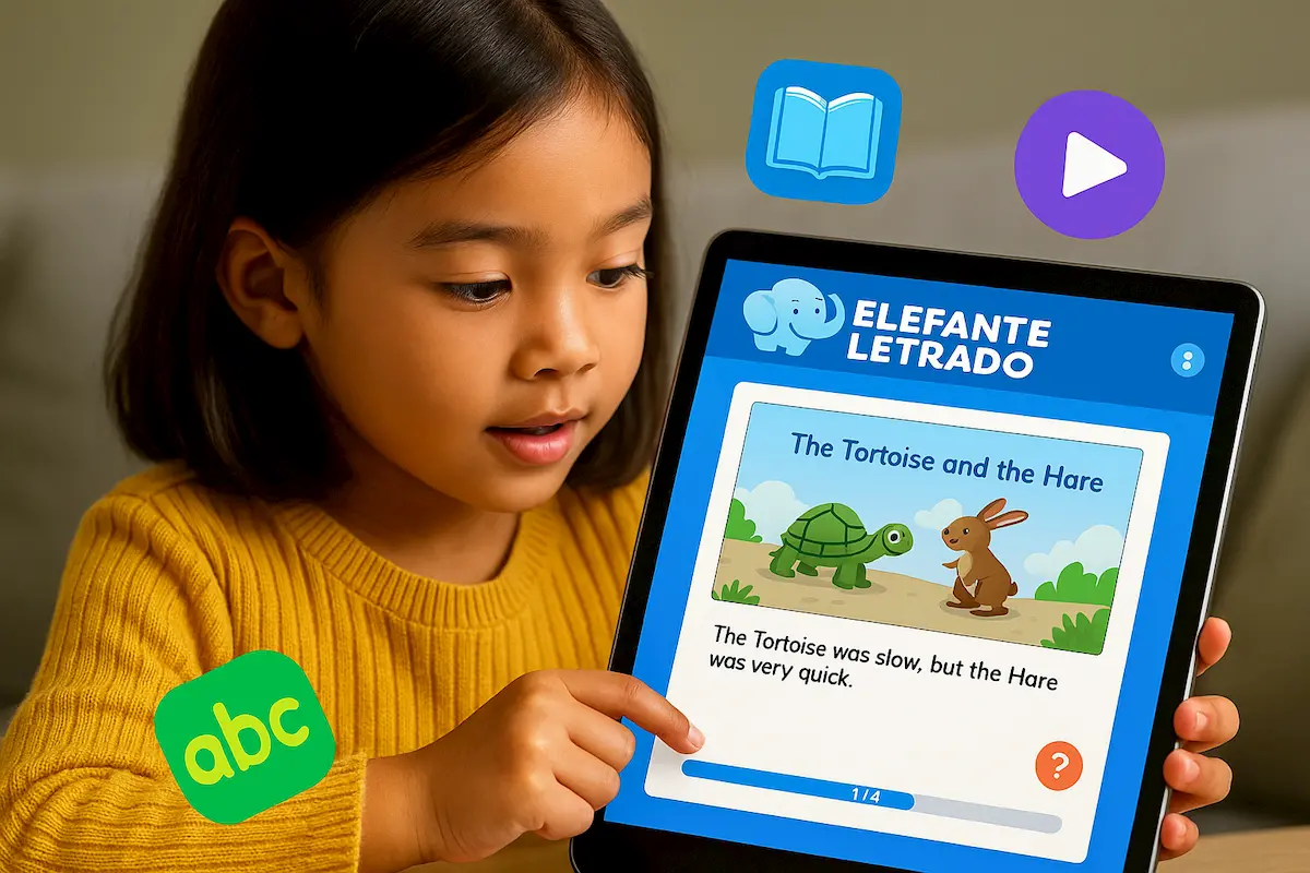 elefante letrado plataforma