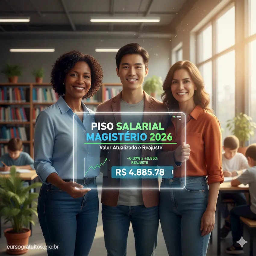 Piso Salarial do Magistério 2026: Veja o Valor Atualizado e o Reajuste Previsto