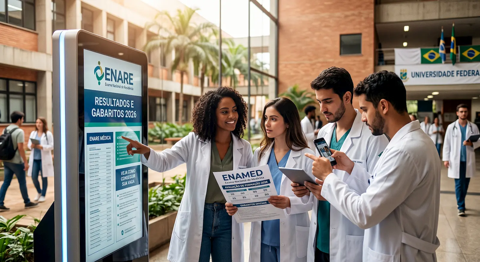Enare e Enamed 2026 - Gabaritos Oficiais, Resultados